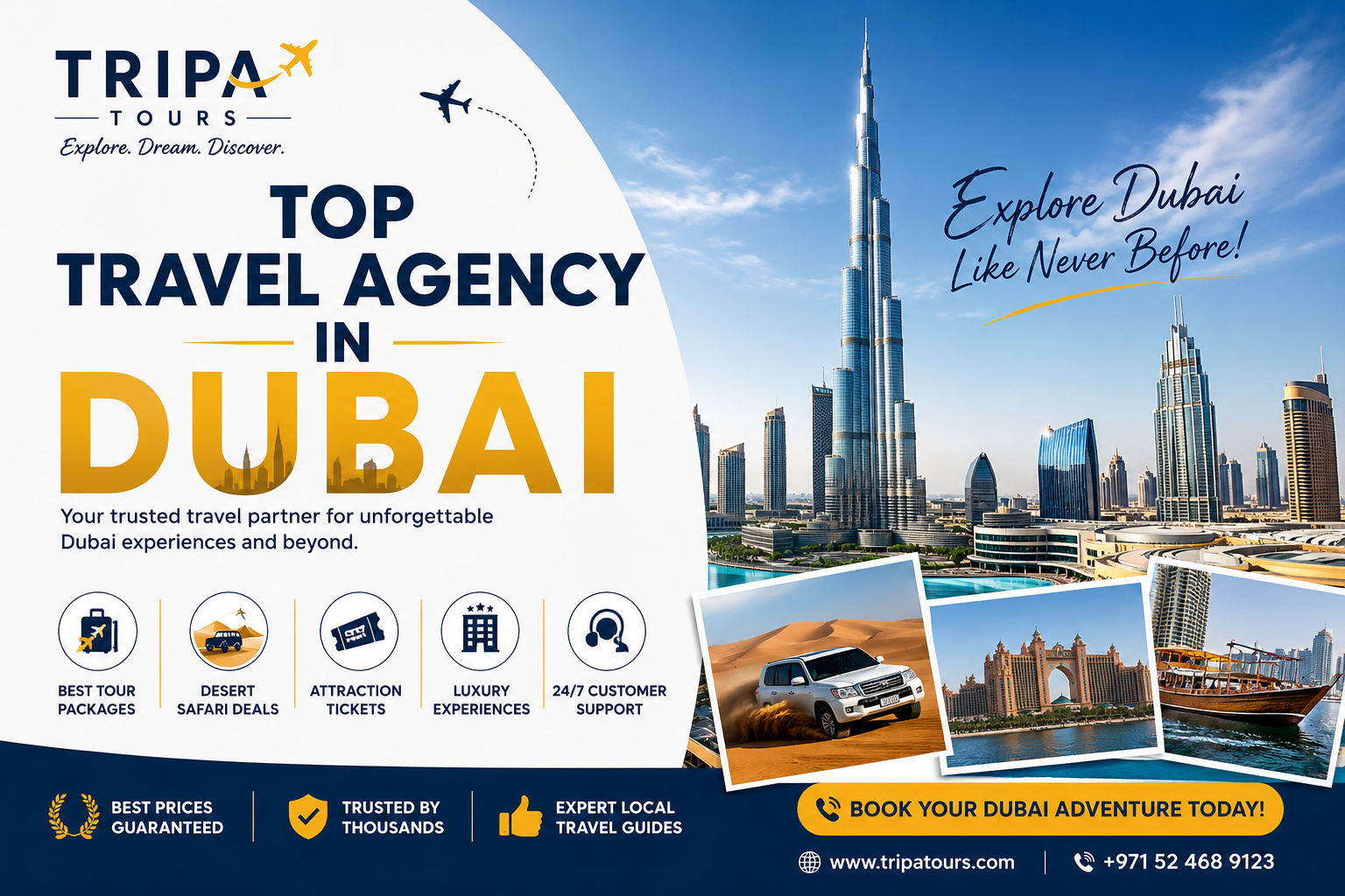 Tripa Tours: Top Travel Agency In Dubai